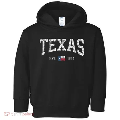 Texas  Texas State Flag Distressed Toddler Hoodie