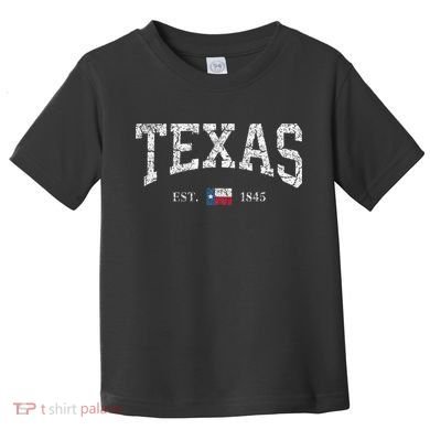 Texas  Texas State Flag Distressed Toddler T-Shirt