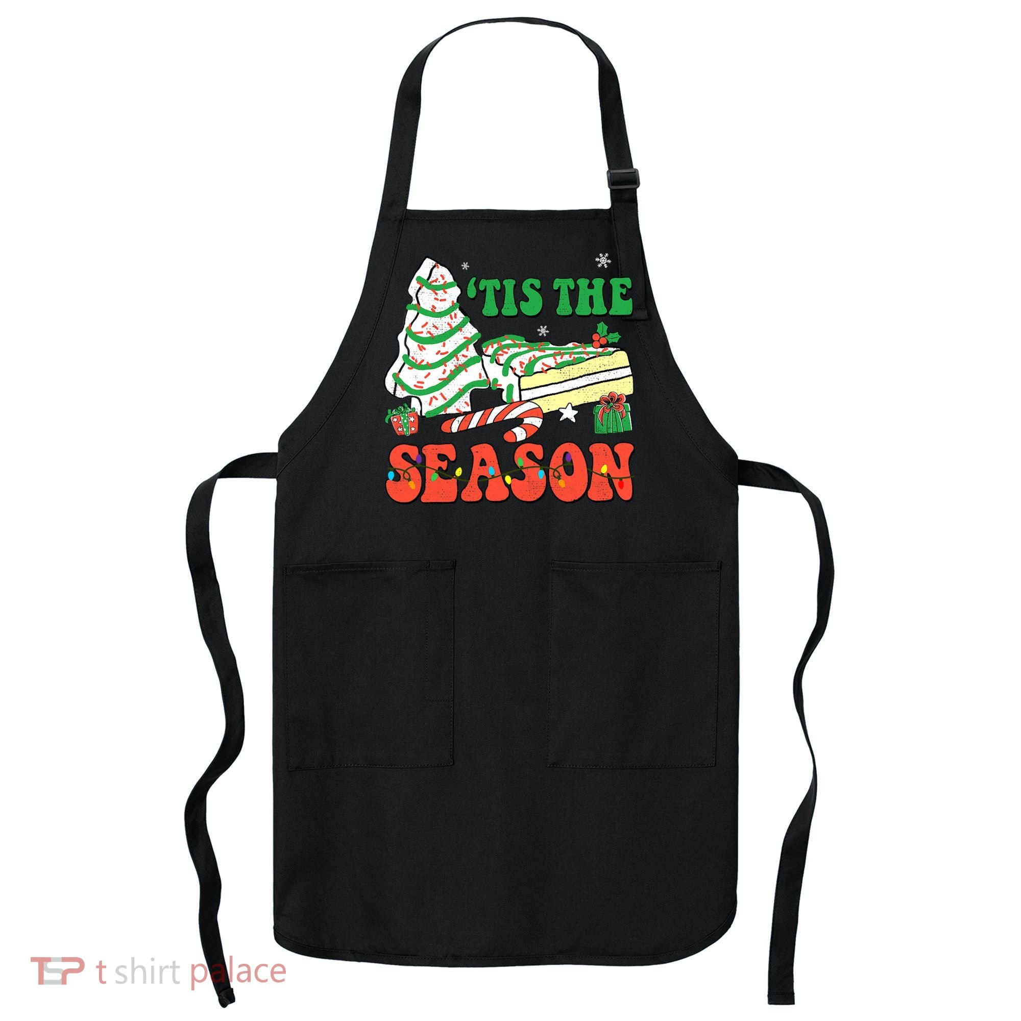 Tis' The Season Christmas Tree Cakes Debbie Groovy Apron