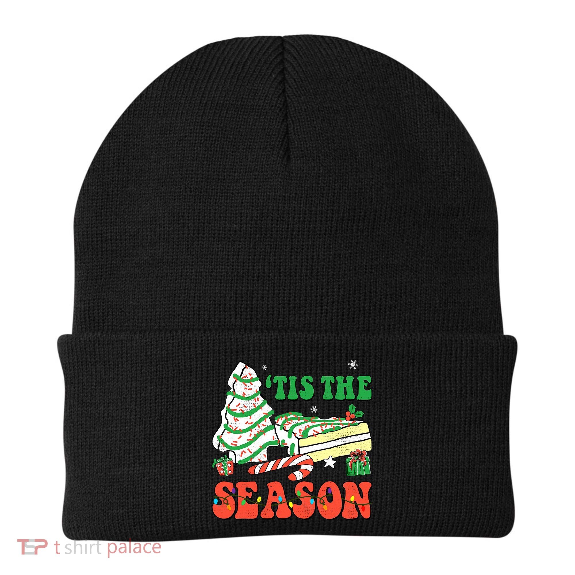Tis' The Season Christmas Tree Cakes Debbie Groovy Beanie