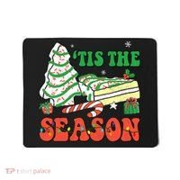 Tis' The Season Christmas Tree Cakes Debbie Groovy Mousepad thumb 0