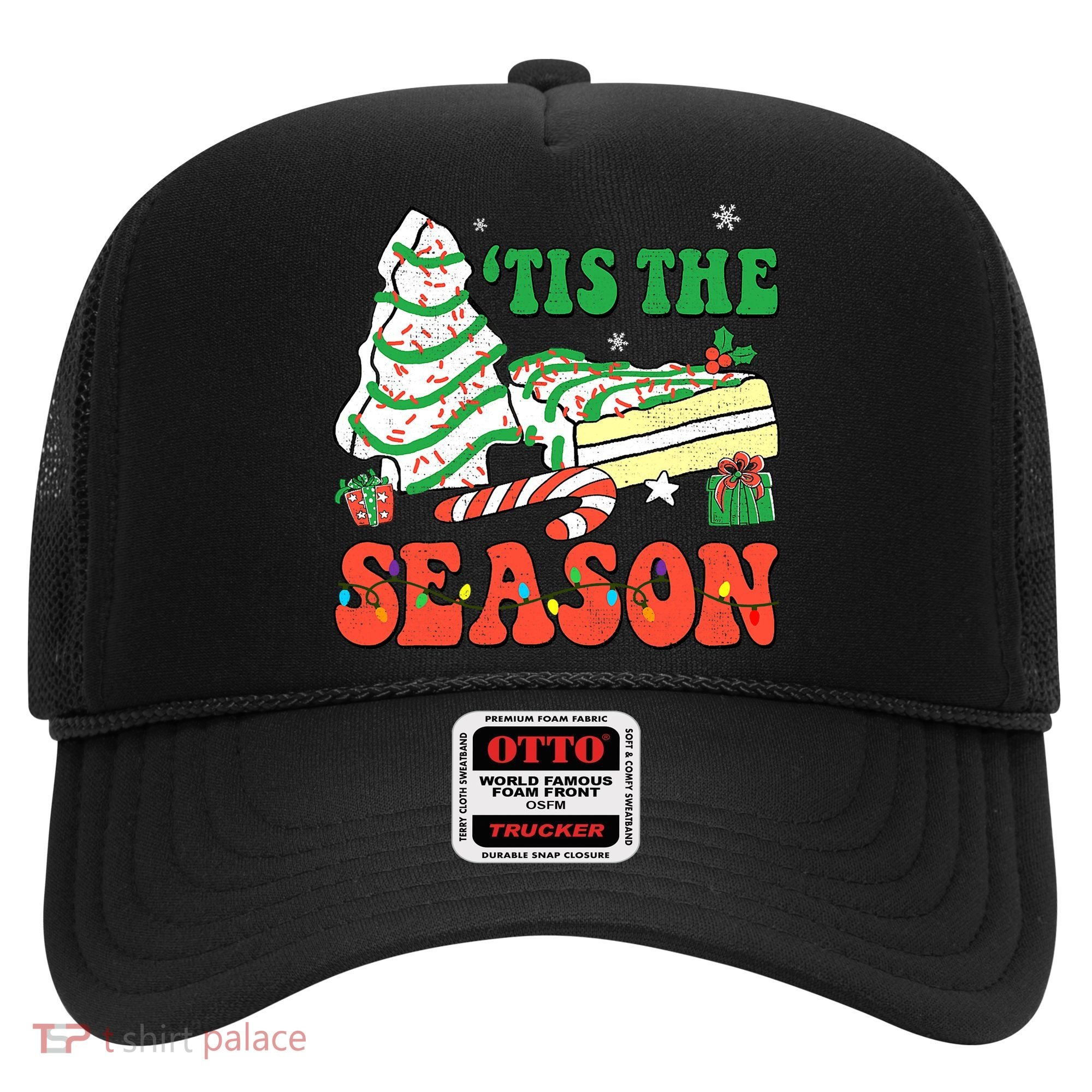Tis' The Season Christmas Tree Cakes Debbie Groovy Hat