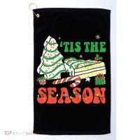 Tis' The Season Christmas Tree Cakes Debbie Groovy Golf Towel thumb 0