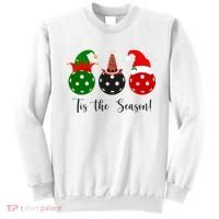 Tis The Season Pickleball Christmas Festive Sweatshirt thumb 0