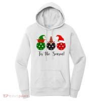 Tis The Season Pickleball Christmas Festive Women's Hoodie thumb 0