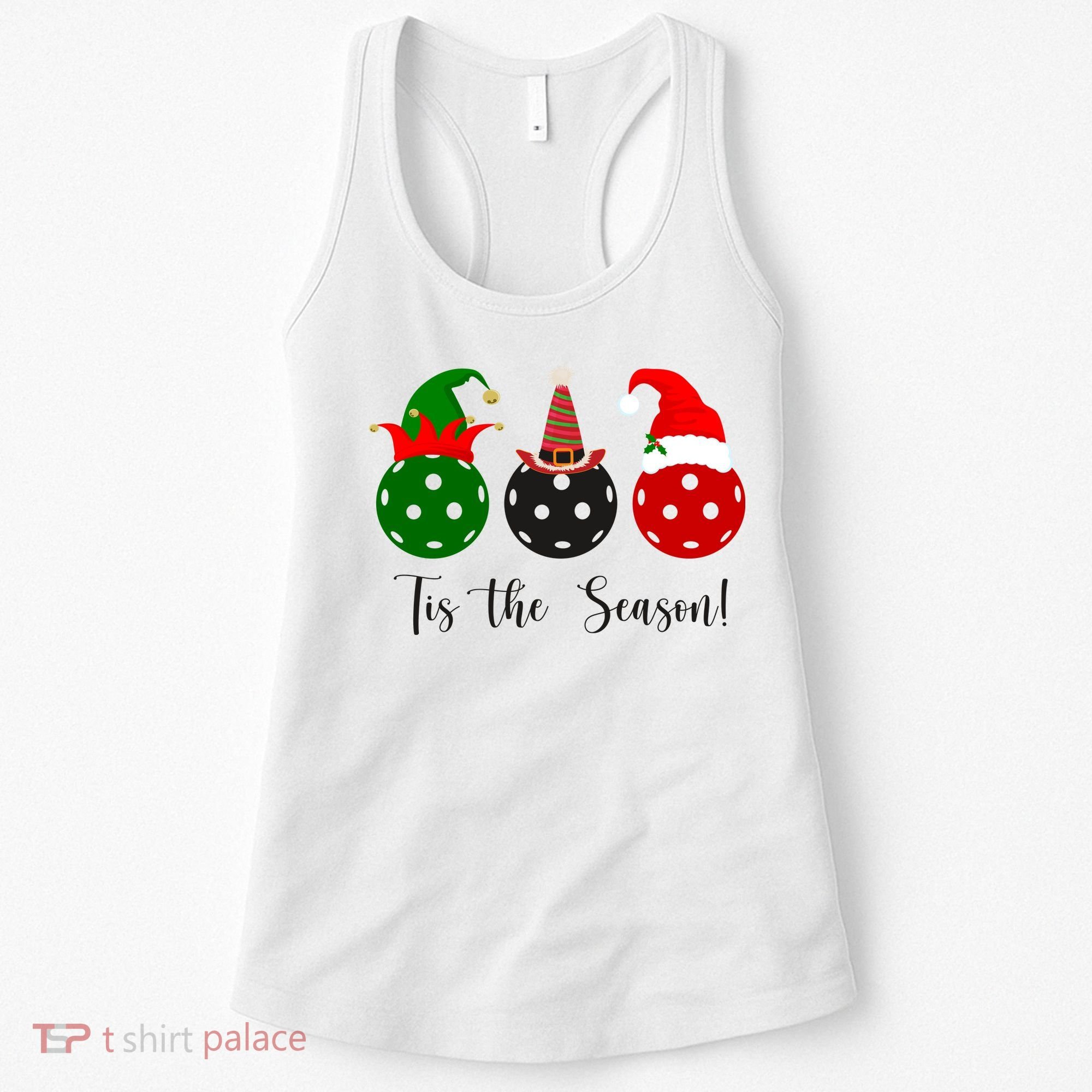 Tis The Season Pickleball Christmas Festive Women's Tank Top