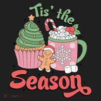 Tis The Season Cozy Christmas Holiday Women's Sweatshirt thumb 2