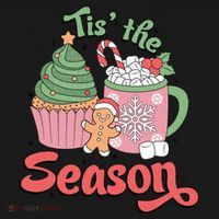 Tis The Season Cozy Christmas Holiday Coaster thumb 2
