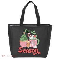 Tis The Season Cozy Christmas Holiday Tote Bag thumb 0