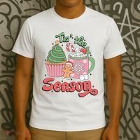 Tis The Season Cozy Christmas Holiday T-Shirt thumb 3