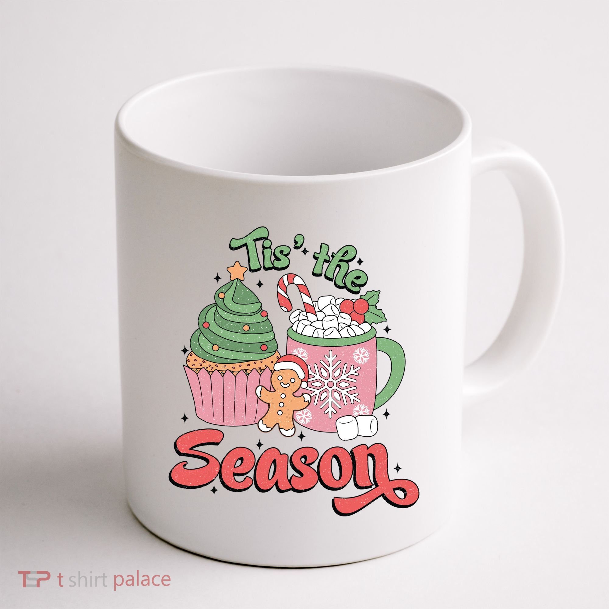 Tis The Season Cozy Christmas Holiday Coffee Mug