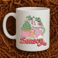 Tis The Season Cozy Christmas Holiday Coffee Mug thumb 2
