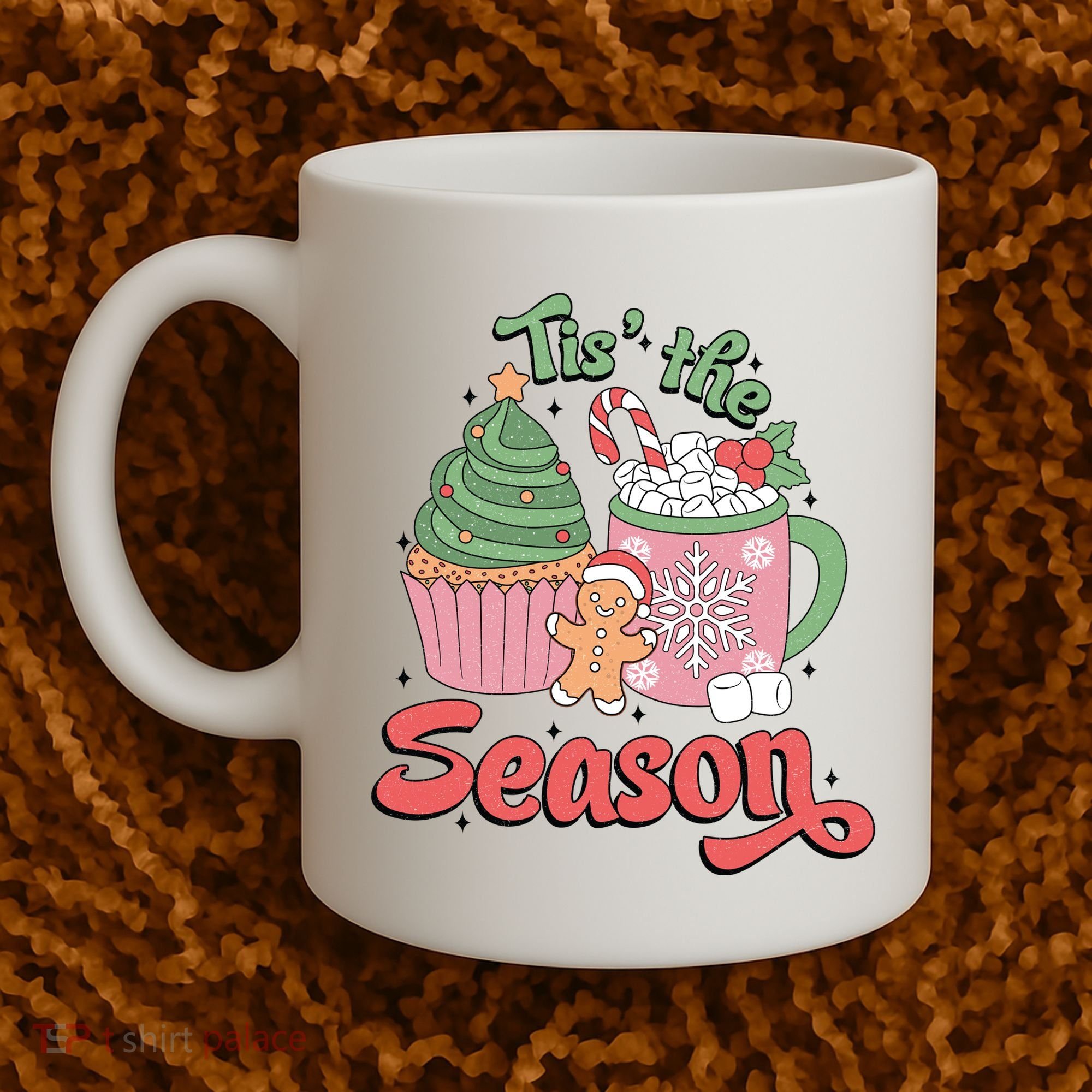 Tis The Season Cozy Christmas Holiday Coffee Mug