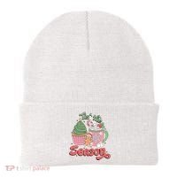 Tis The Season Cozy Christmas Holiday Beanie thumb 0