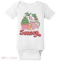 Tis The Season Cozy Christmas Holiday Baby Bodysuit thumb 0