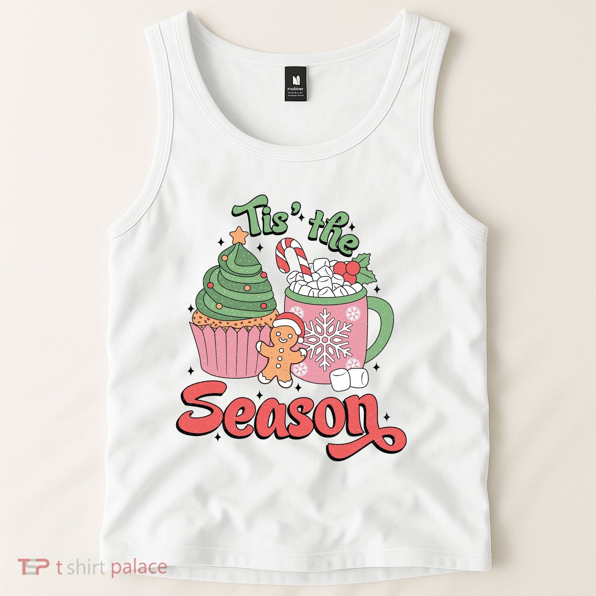 Tis The Season Cozy Christmas Holiday Tank Top