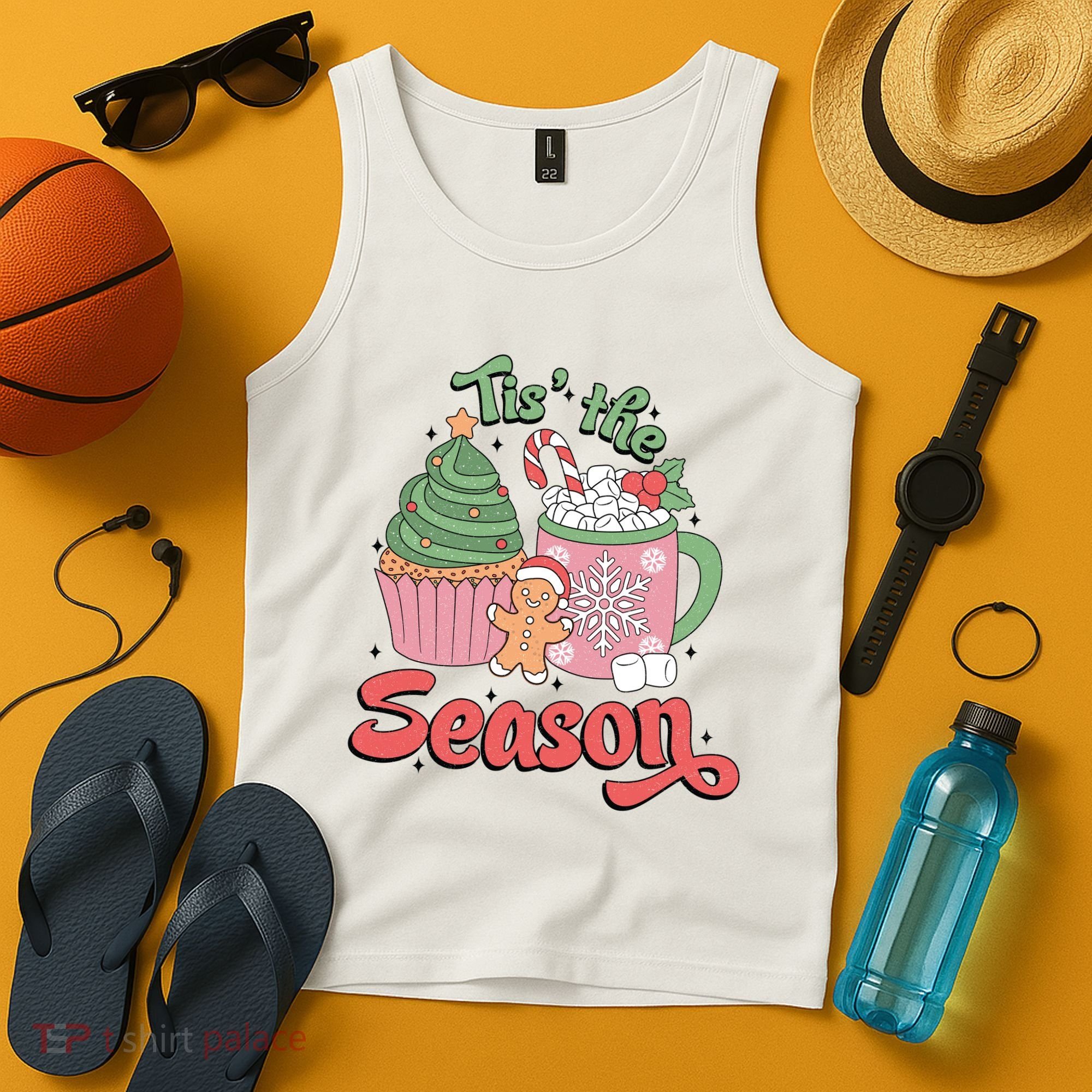 Tis The Season Cozy Christmas Holiday Tank Top