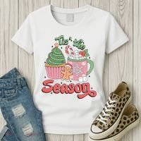 Tis The Season Cozy Christmas Holiday Women's T-Shirt thumb 3