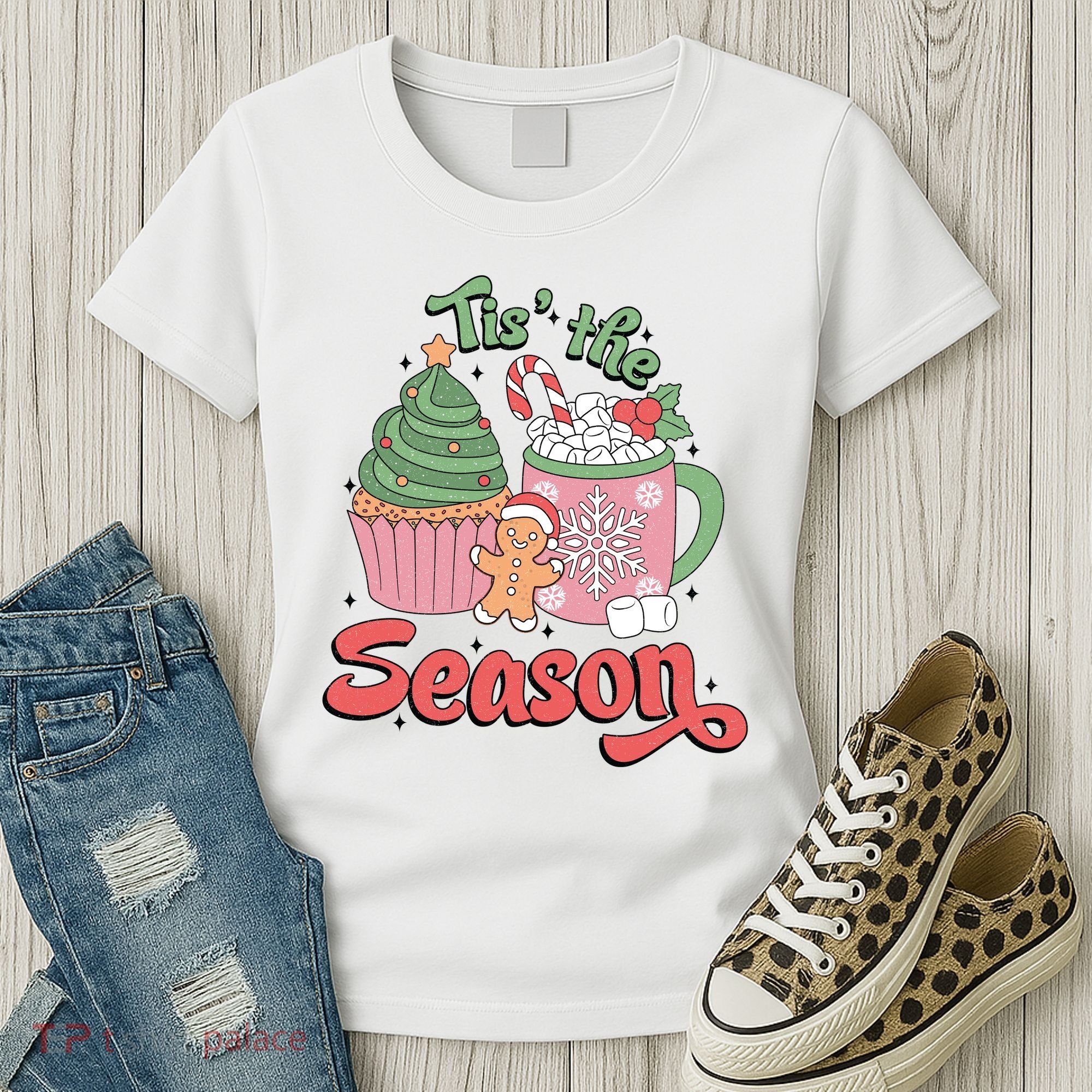 Tis The Season Cozy Christmas Holiday Women's T-Shirt