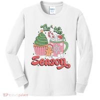 Tis The Season Cozy Christmas Holiday Kids Long Sleeve Shirt thumb 0