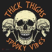 Thick Thighs & Spooky Vibes Halloween Costume Tumbler thumb 3