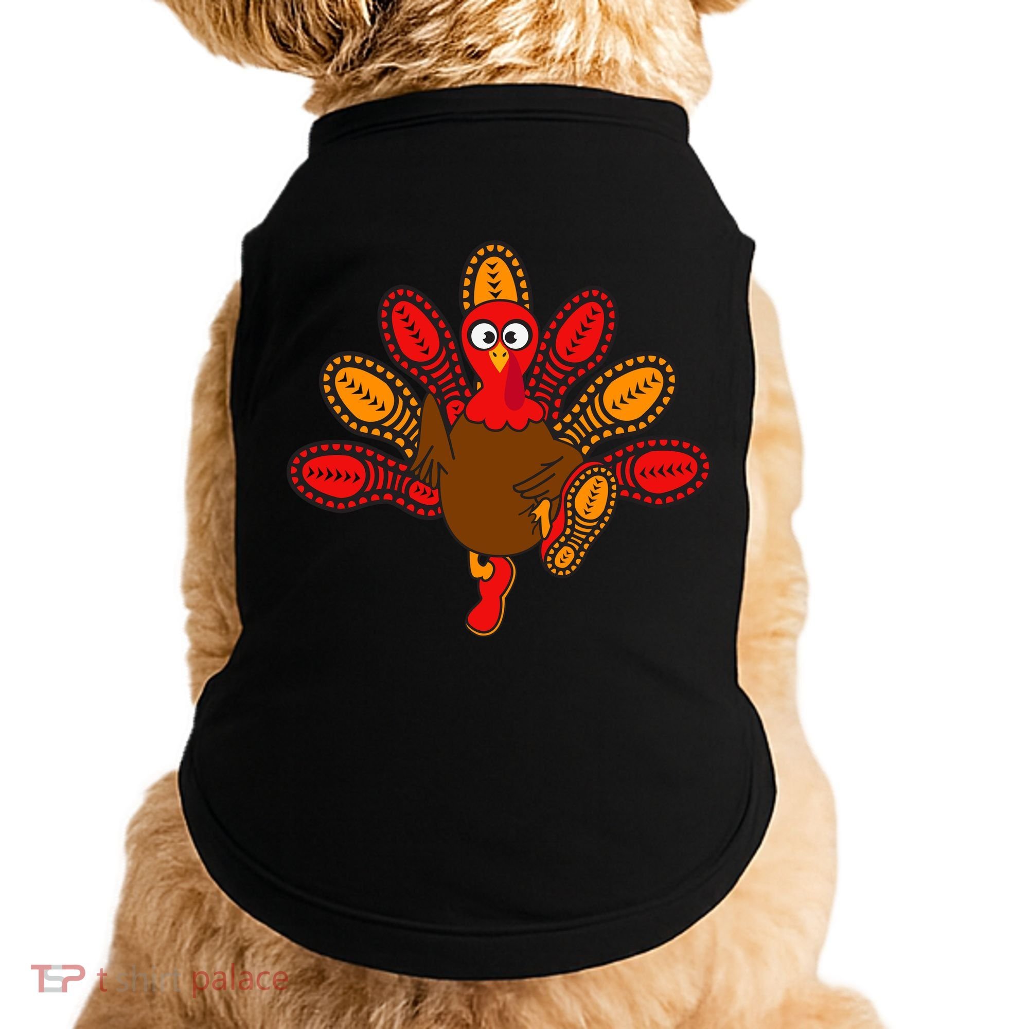 Thanksgiving Trot Squad Turkey Doggie Tank