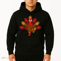 Thanksgiving Trot Squad Turkey Hoodie thumb 2