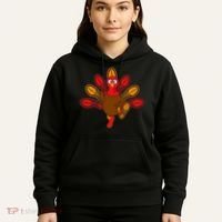 Thanksgiving Trot Squad Turkey Hoodie thumb 5