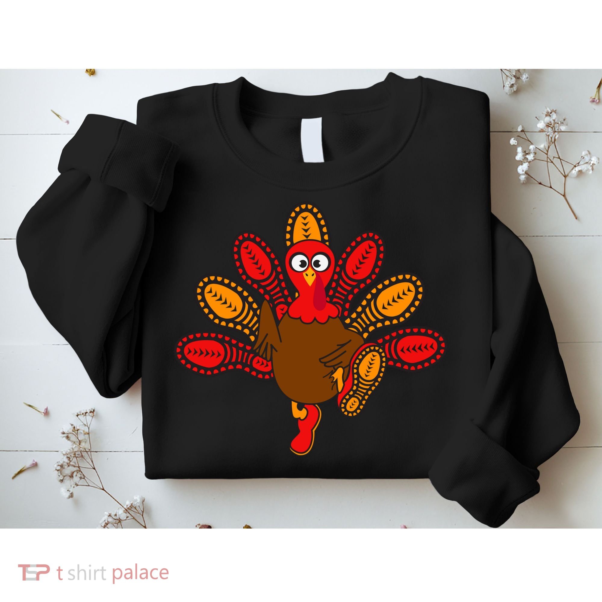 Thanksgiving Trot Squad Turkey Sweatshirt
