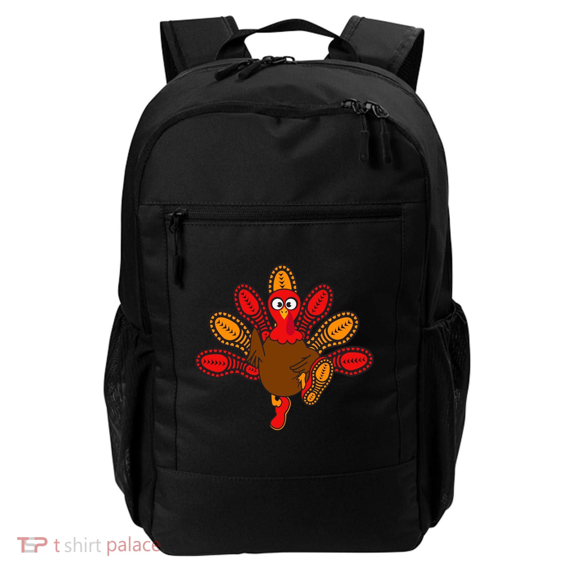 Thanksgiving Trot Squad Turkey Backpack
