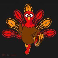 Thanksgiving Trot Squad Turkey Polo thumb 3