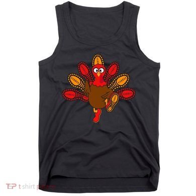 Thanksgiving Trot Squad Turkey Tank Top
