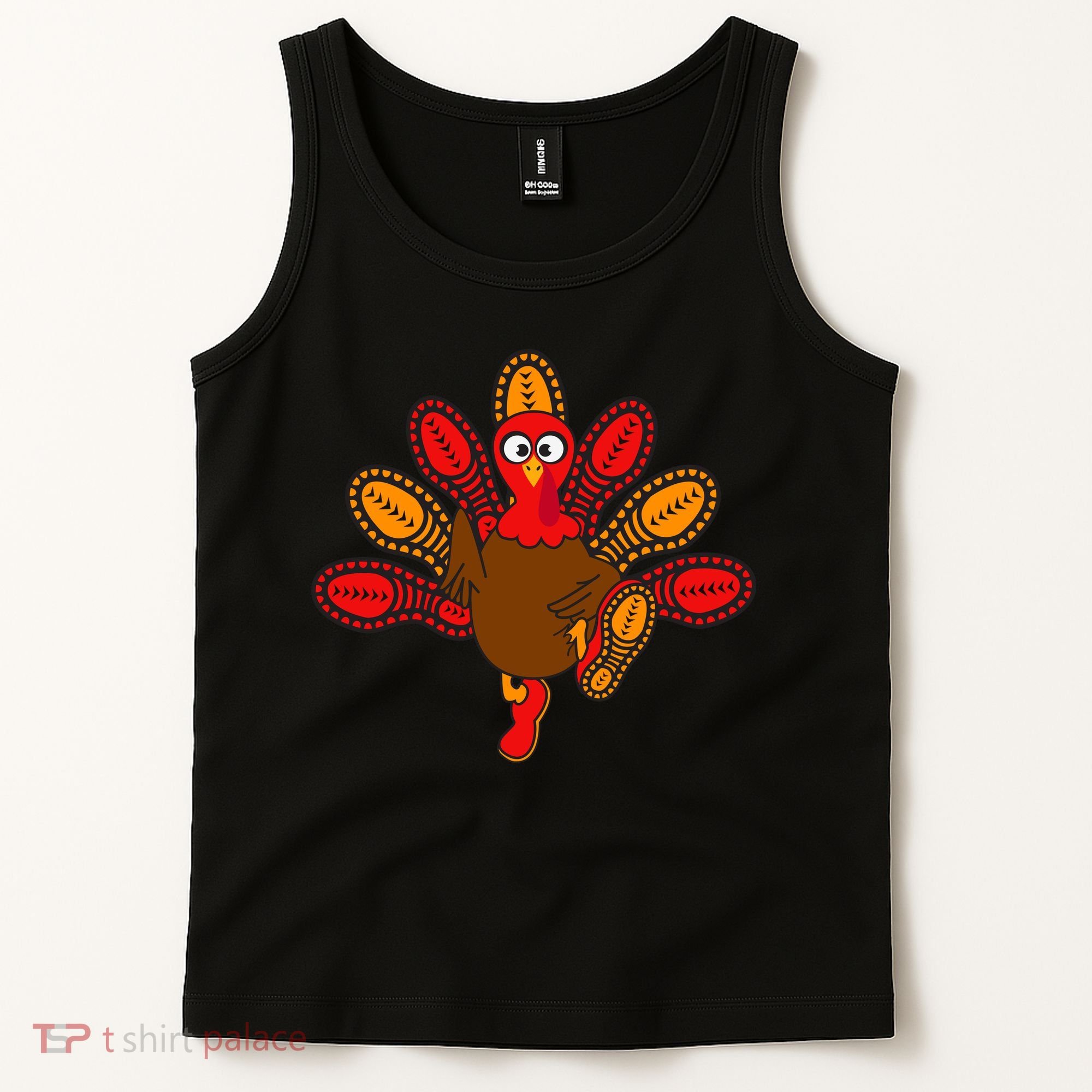 Thanksgiving Trot Squad Turkey Tank Top