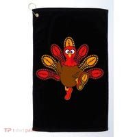 Thanksgiving Trot Squad Turkey Golf Towel thumb 0