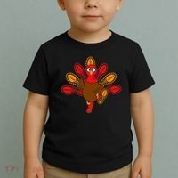 Thanksgiving Trot Squad Turkey Toddler T-Shirt thumb 2