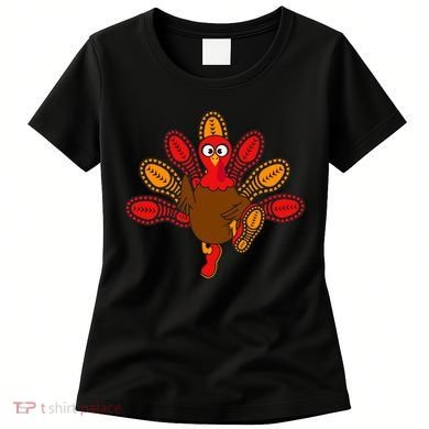 Thanksgiving Trot Squad Turkey Women's T-Shirt