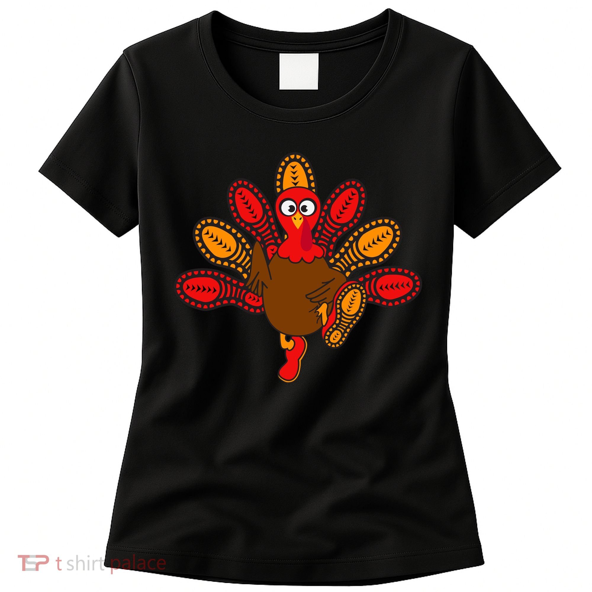 Thanksgiving Trot Squad Turkey Women's T-Shirt