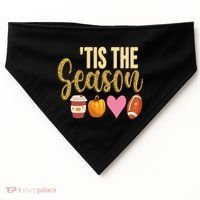 Tis The Season Fall Lover Cute USA-Made Doggie Bandana thumb 0