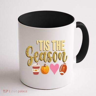 Tis The Season Fall Lover Cute Coffee Mug back