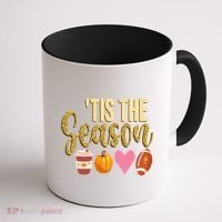 Tis The Season Fall Lover Cute Coffee Mug thumb 1