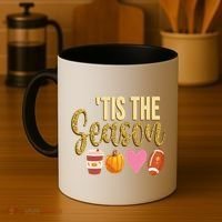 Tis The Season Fall Lover Cute Coffee Mug thumb 4