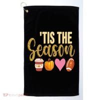 Tis The Season Fall Lover Cute Golf Towel thumb 0