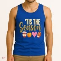 Tis The Season Fall Lover Cute Tank Top thumb 3