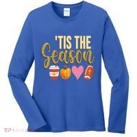 Tis The Season Fall Lover Cute Women's Long Sleeve Shirt thumb 0