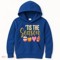 Tis The Season Fall Lover Cute Kids Hoodie thumb 0