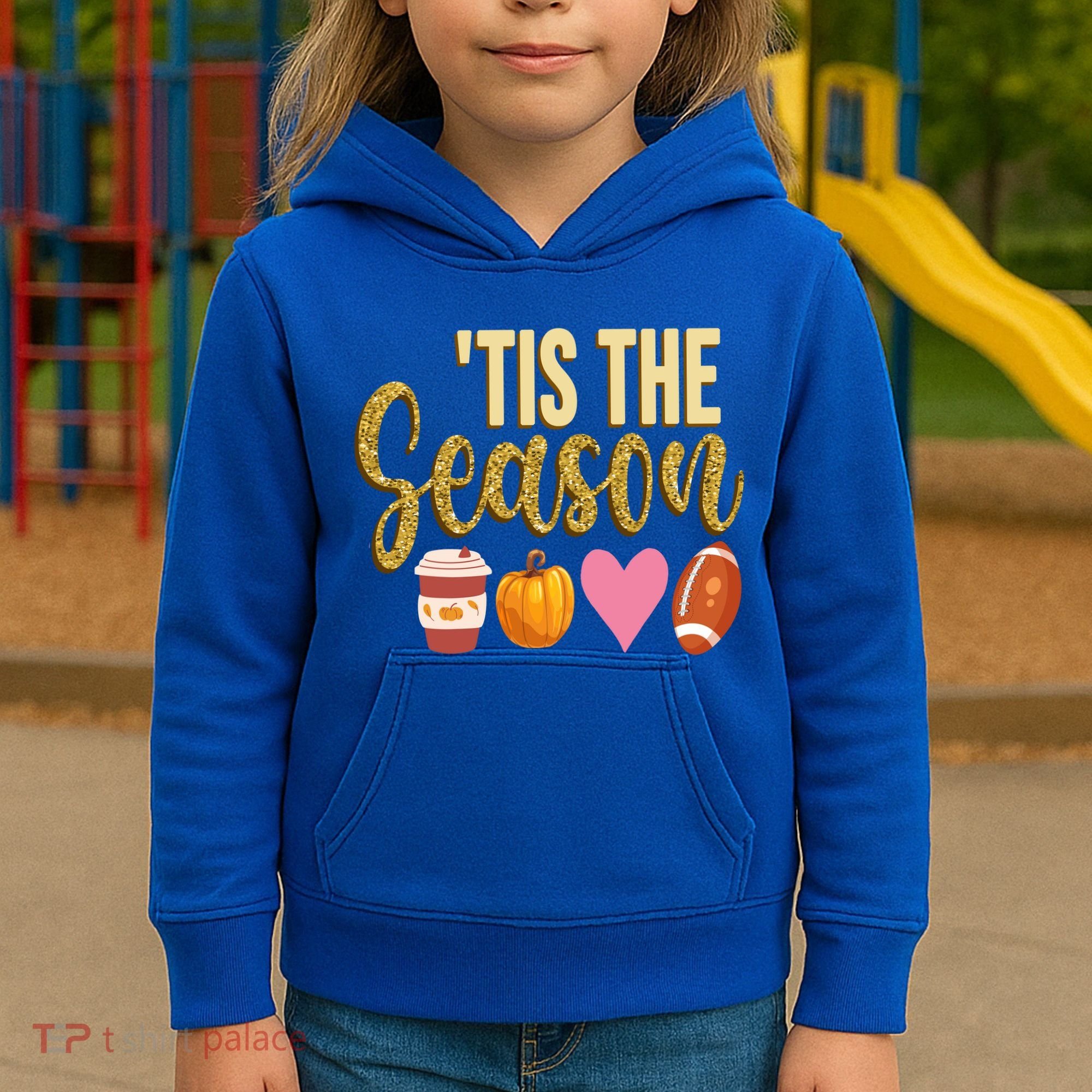 Tis The Season Fall Lover Cute Kids Hoodie