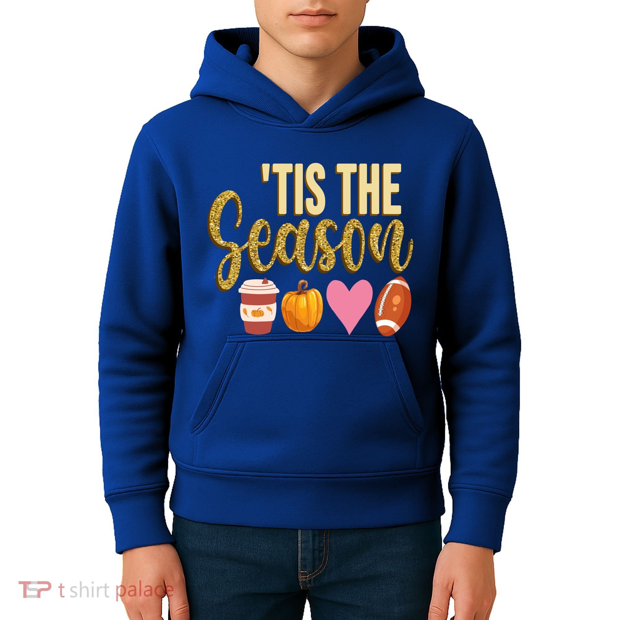 Tis The Season Fall Lover Cute Kids Hoodie
