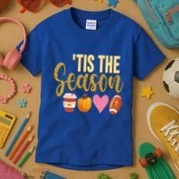 Tis The Season Fall Lover Cute Kids T-Shirt thumb 3