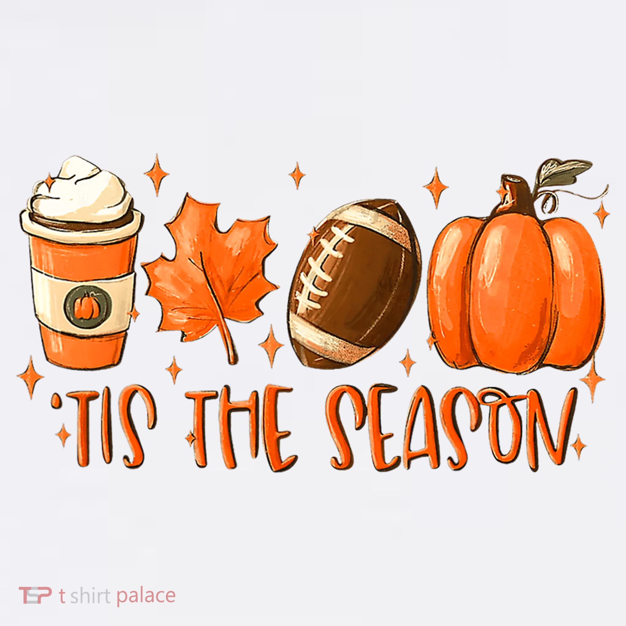 Tis The Season Football Football Fall Thanksgiving T-Shirt