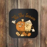 Tis The Season Pumpkin Latte Autumn Coaster thumb 0
